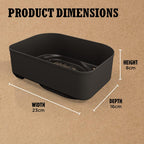 Ninja XSKCRISPBTEUK Woodfire Combo Crisper Basket, Compatible with Ninja Woodfire Electric BBQ Grill (OG700 Series), Half-Width Air Fry Basket, Official Accessory, Black