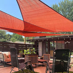 LOVE STORY Custom Size 8'x11'x13.6' Terra Red Sun Shade Sail Right Triangle Sunshade Fabric Awning Canopy for Patio Backyard Carport Pergola (Customized)