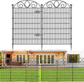 no dig garden fence with gate, outdoor dog, main product view