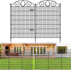 no dig garden fence with gate, outdoor dog, main product view