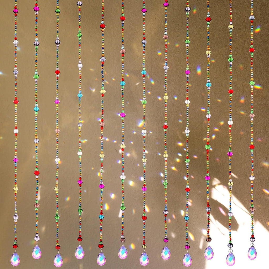 suncalla 12 pcs crystal suncatcher for window, classic, main product view