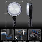 2 Pack 150W LED Barn Light, 20000LM Dusk to Dawn Outdoor Light, Yard Light Security Lights with 150° Adjustable Angle Photocell, IP66 Waterproof 6500K for Farm/Shop/Street/Garage