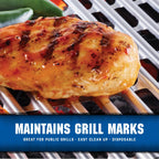 Kingsford Heavy Duty Disposable Grill Liners, 16 x 11.75 Inch, 14 Count | Aluminum foil design, prevents food and sauce from falling through grates, for outdoor BBQ grills daily
