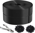 chain link fence privacy strip 492 ft black, main product view