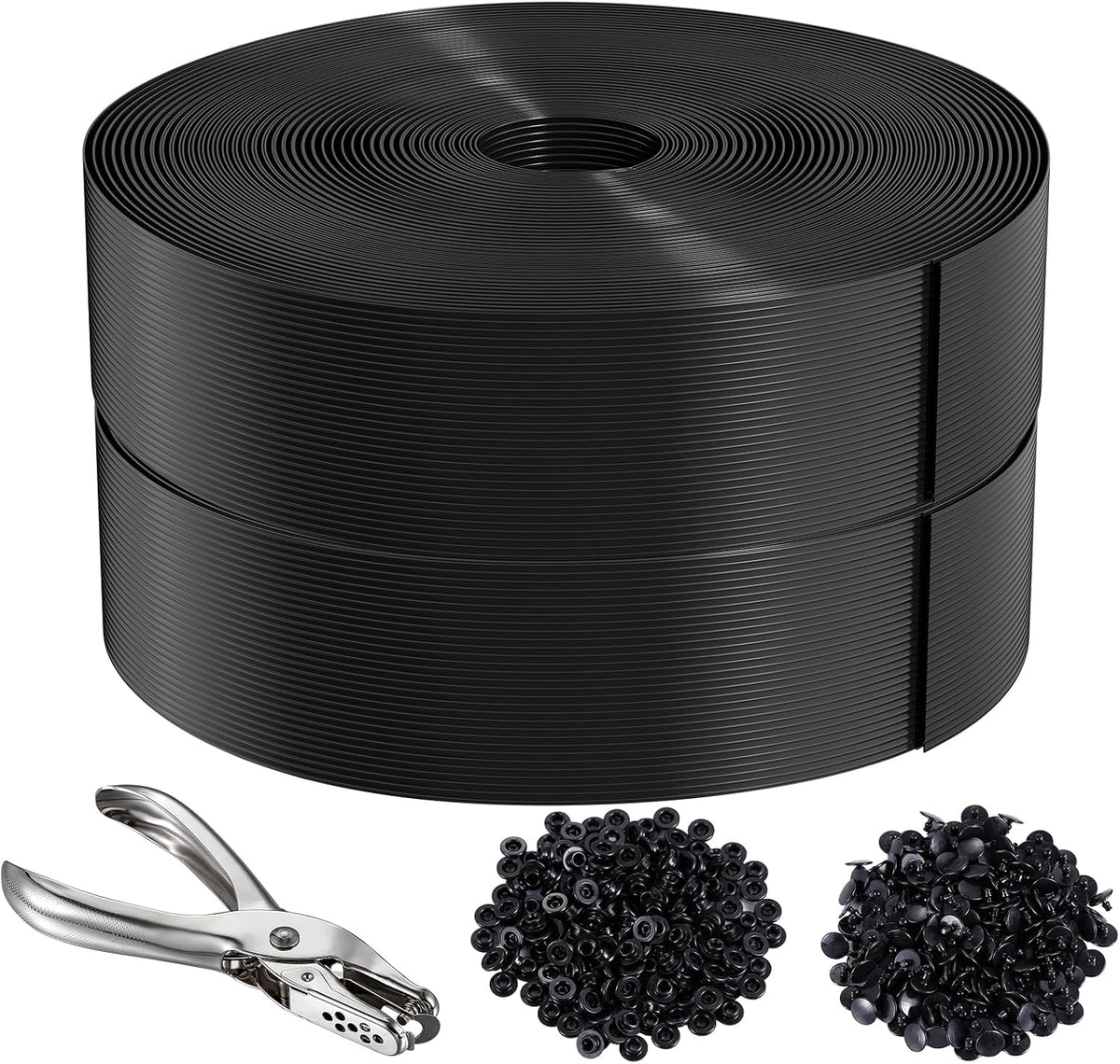 chain link fence privacy strip 492 ft black, main product view