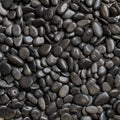 Midwest Hearth Decorative Black Pebbles for Plants & Vase Filler | Polished Natural Stones | 3/8" Size (5-lb Bag)
