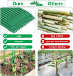 Lezmarket 36 Pack Garden Stakes(16" Each), Plant Support Stakes, DIY 4ft 5ft 6ft 7ft Sturdy Fiberglass Plant Sticks Support Garden Trellis for Growing Climbing Tomato Vegetables Flowers