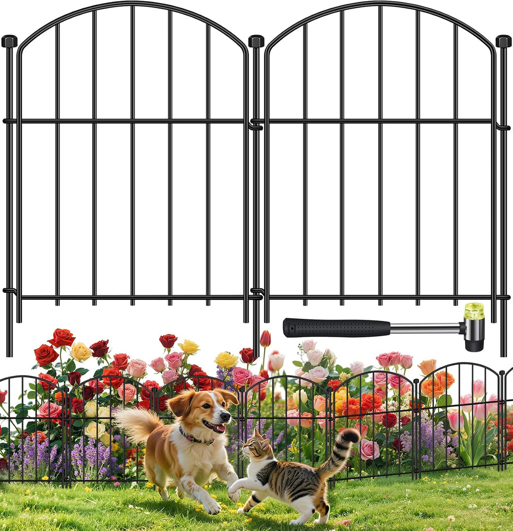 decorative garden fence, 25-pack no dig animal barrier, main product view