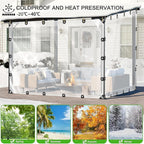 12x16ft clear tarp - pe clear vinyl tarp, package contents