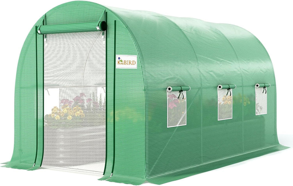 king bird premium 10x6.6x6.6ft greenhouse for outdoors large, main product view