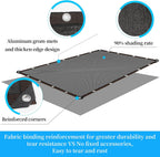 90% shade cloth for garden 10x20ft shade cloth, close-up detail
