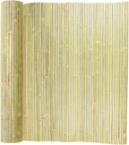 jollybower 4ft x 13ft natural bamboo slat fence, main product view