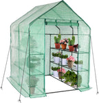 stream greenhouse, 4.75’x4.75’x6.4’ green house indoor greenhouse with, main product view