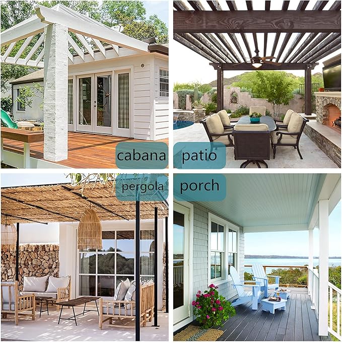 BONZER Waterproof Indoor/Outdoor Curtains for Patio Thick Privacy Wide Grommet Curtains for Bedroom, Living Room, Porch, Pergola, Cabana, 1 Panel, 110W x 84L inch, Silver