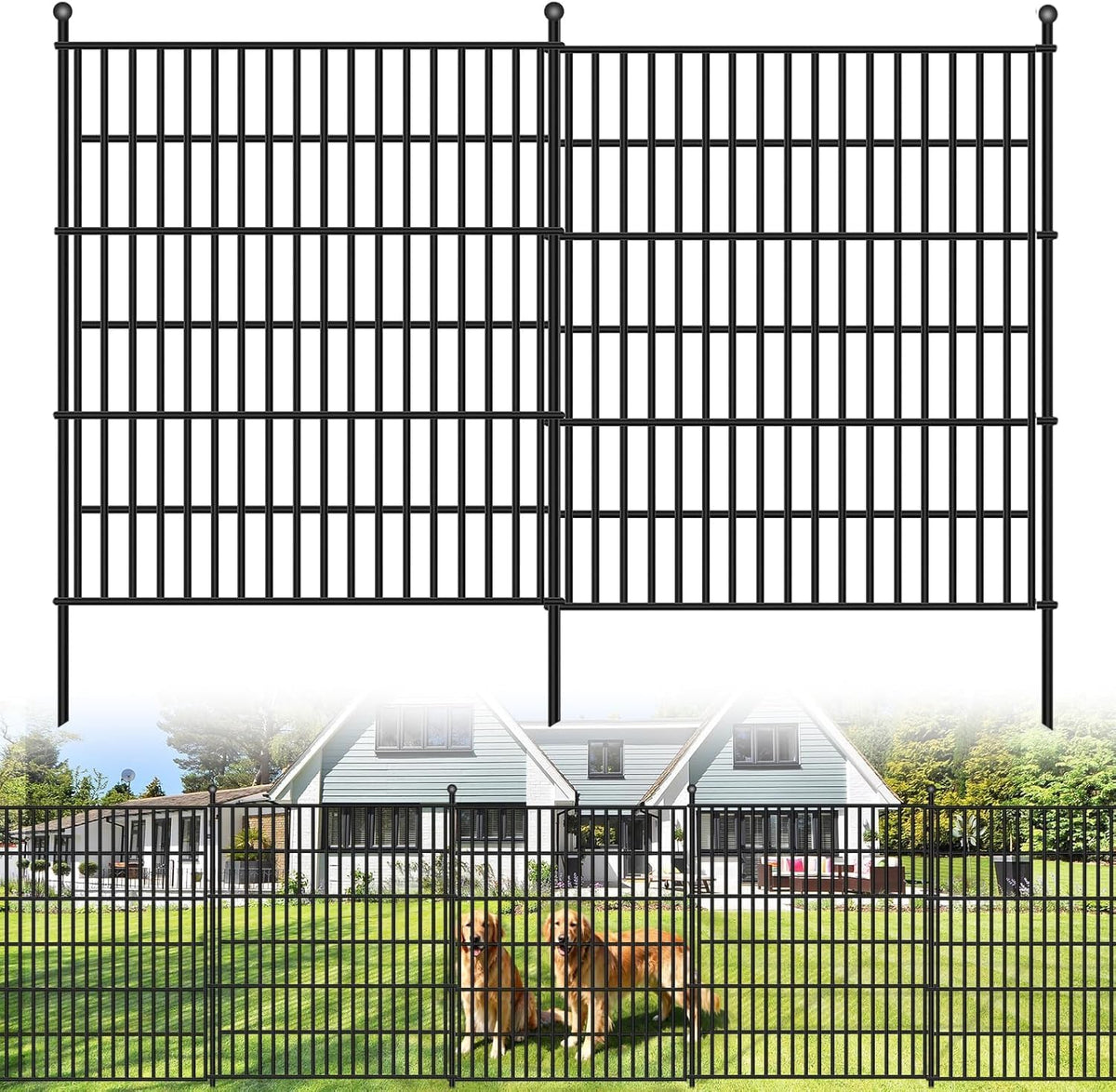toolterritary 5 panels no dig garden fence with, main product view