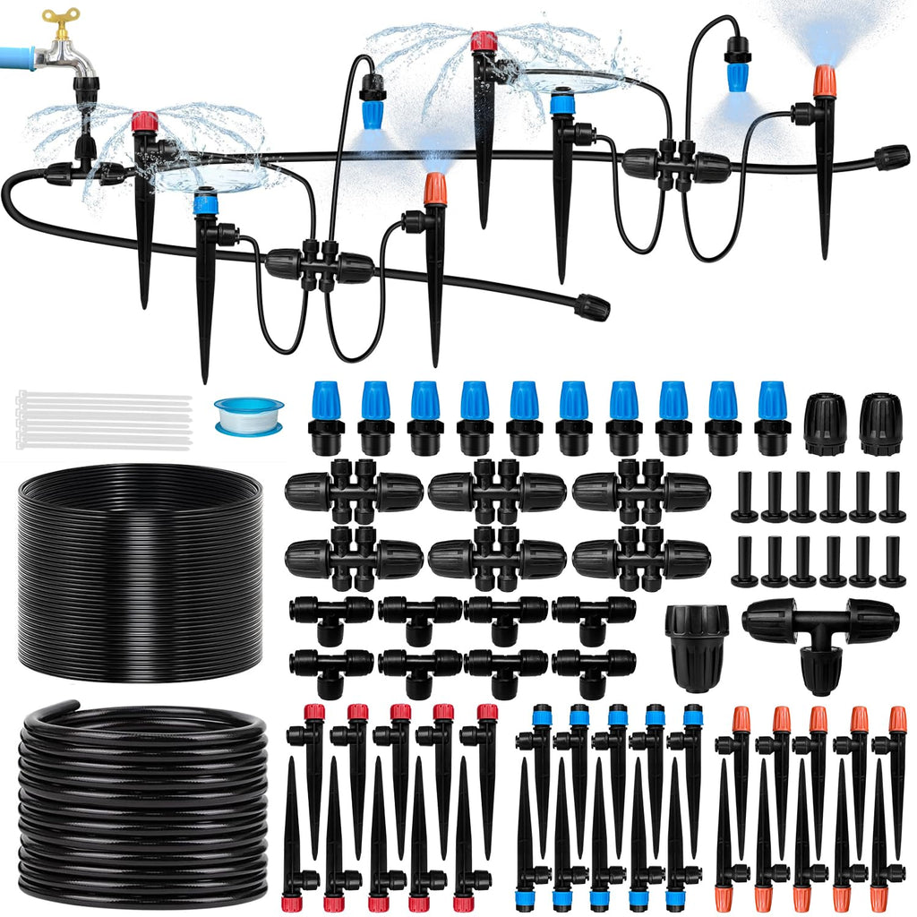 260ft drip irrigation system for garden with 40, main product view