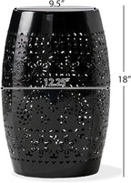 Christopher Knight Home Ruby Outdoor 12" Iron Side Table, Black