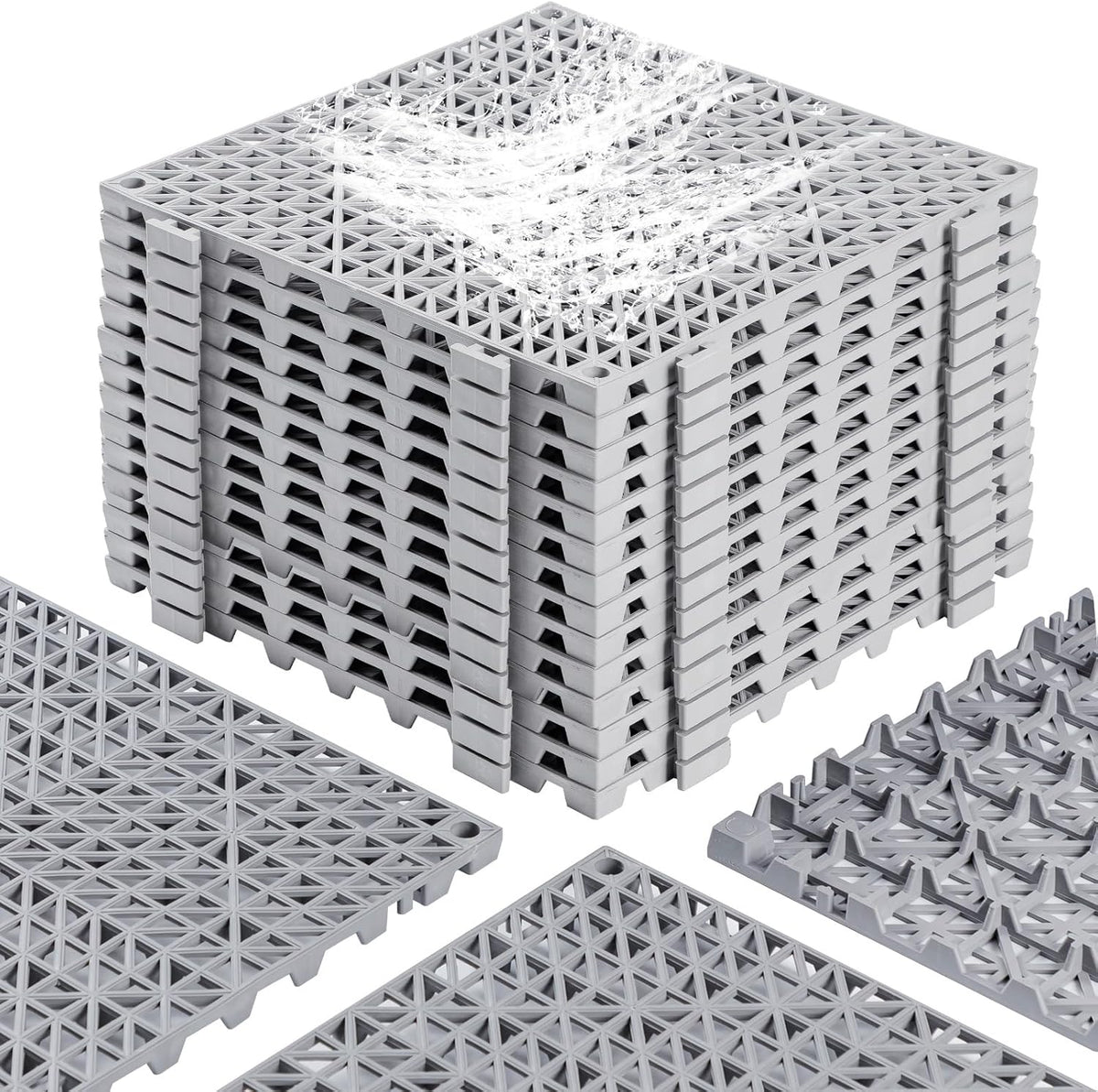 12” x 12” drainage interlocking floor mats 12, main product view