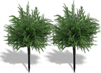 bdor 24" artificial norfolk pine topiary bush with, main product view