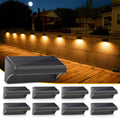 aulanto solar fence lights 8 pack-plus,100 lumen big, main product view