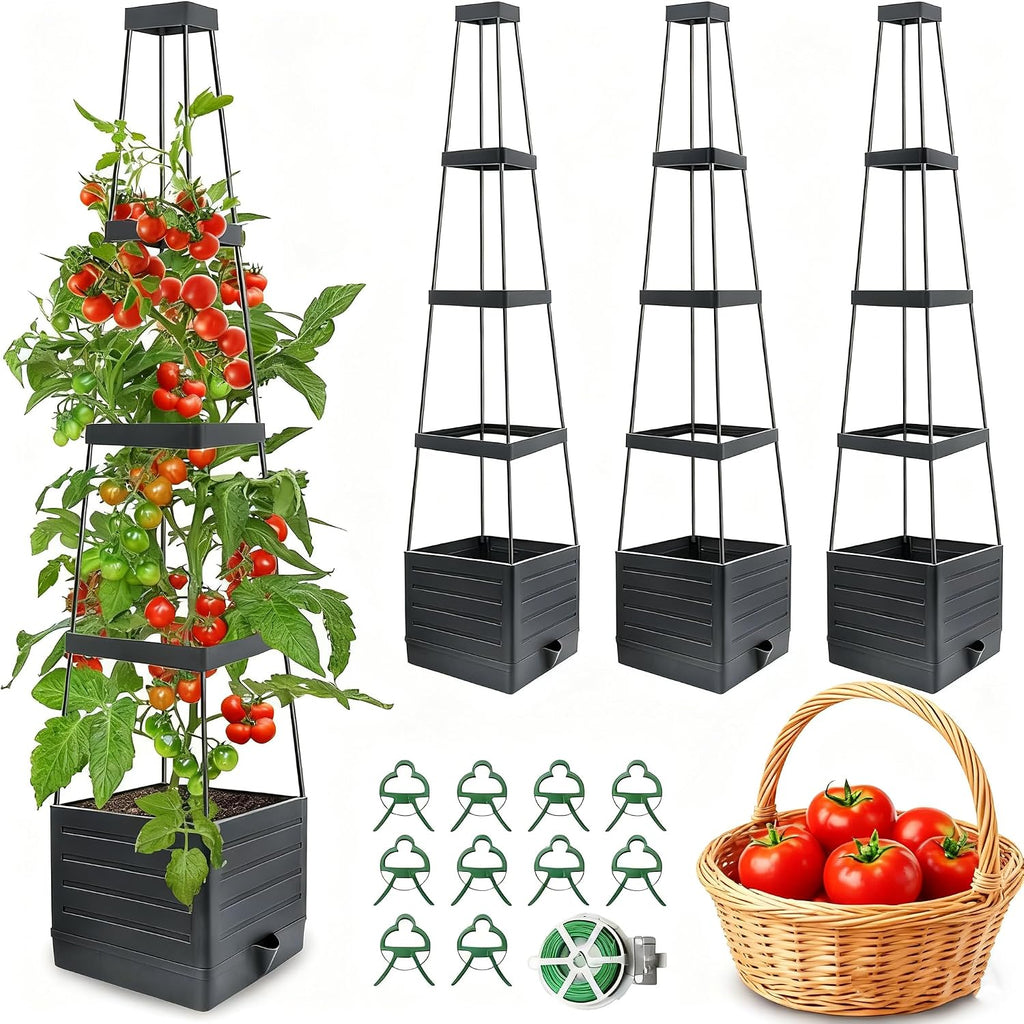 mymulike raised garden bed 4 packs, planter boxes, main product view