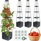 mymulike raised garden bed 4 packs, planter boxes, main product view