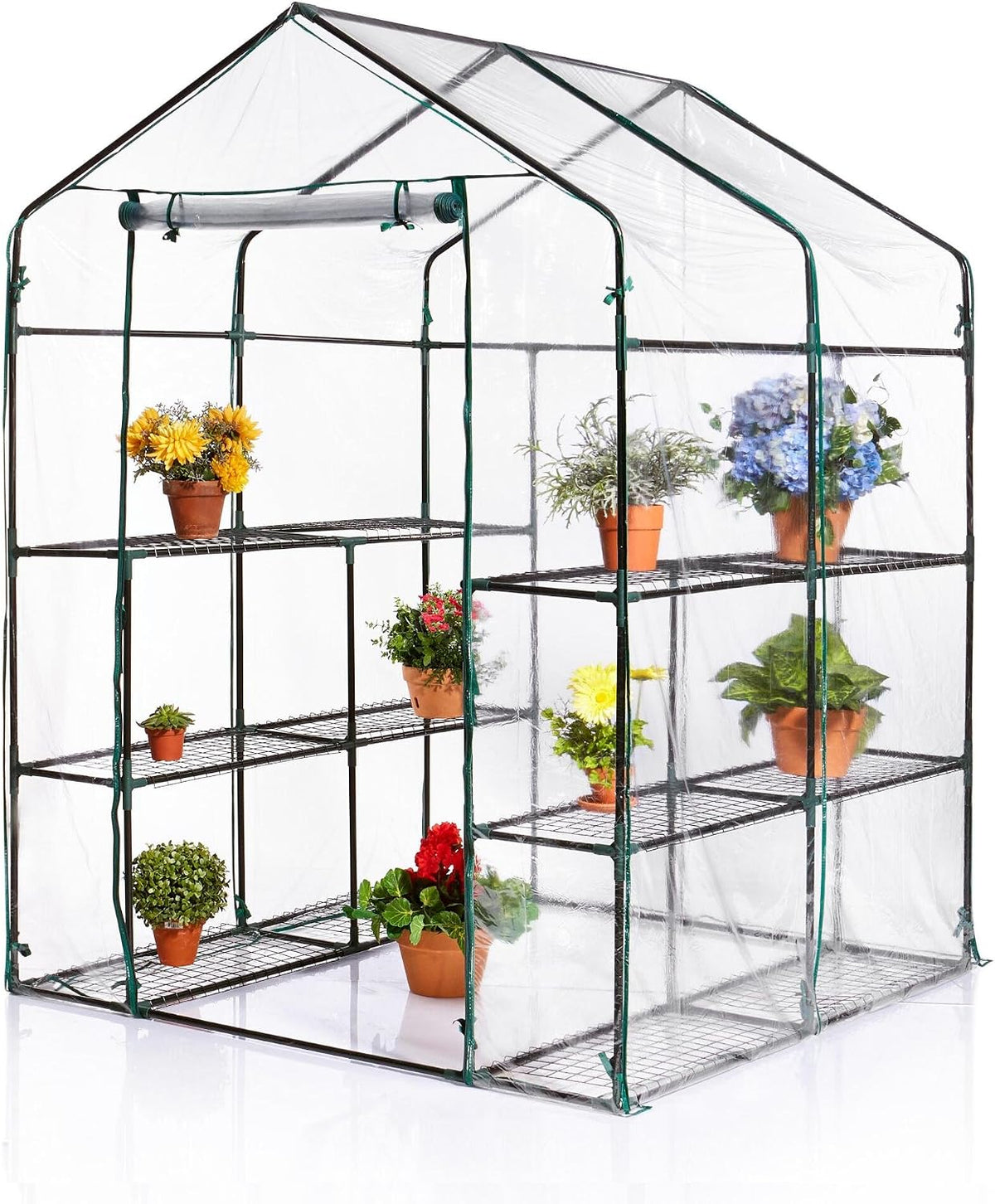 walk-in greenhouse (56.25" l x 57.5" w x, main product view
