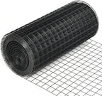 Fencer Wire 16 Gauge Hardware Cloth, Black Vinyl Coated Welded Wire Mesh, Chicken Coop Wire Fence, 1.5 inch x 1.5 inch Grid (2 ft. x 100 ft.)