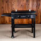 Blackstone 1517 28” Omnivore Griddle with Hard Cover, Powder Coated Steel, Black