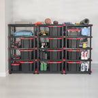 CX Craftsman 5-Tier Highly Durable Storage Rack, 5 Shelves That Support up to 200lbs/shelf, Organization and Storage, Weather-Resistant Design, Easy Assembly, American Made (72.3”H x 40”W x 24”D)