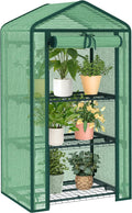 alisisfores 3-tier greenhouse, pe cover, 4ft tall, main product view