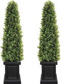 3.5ft topiary trees artificial outdoor set of 2, main product view