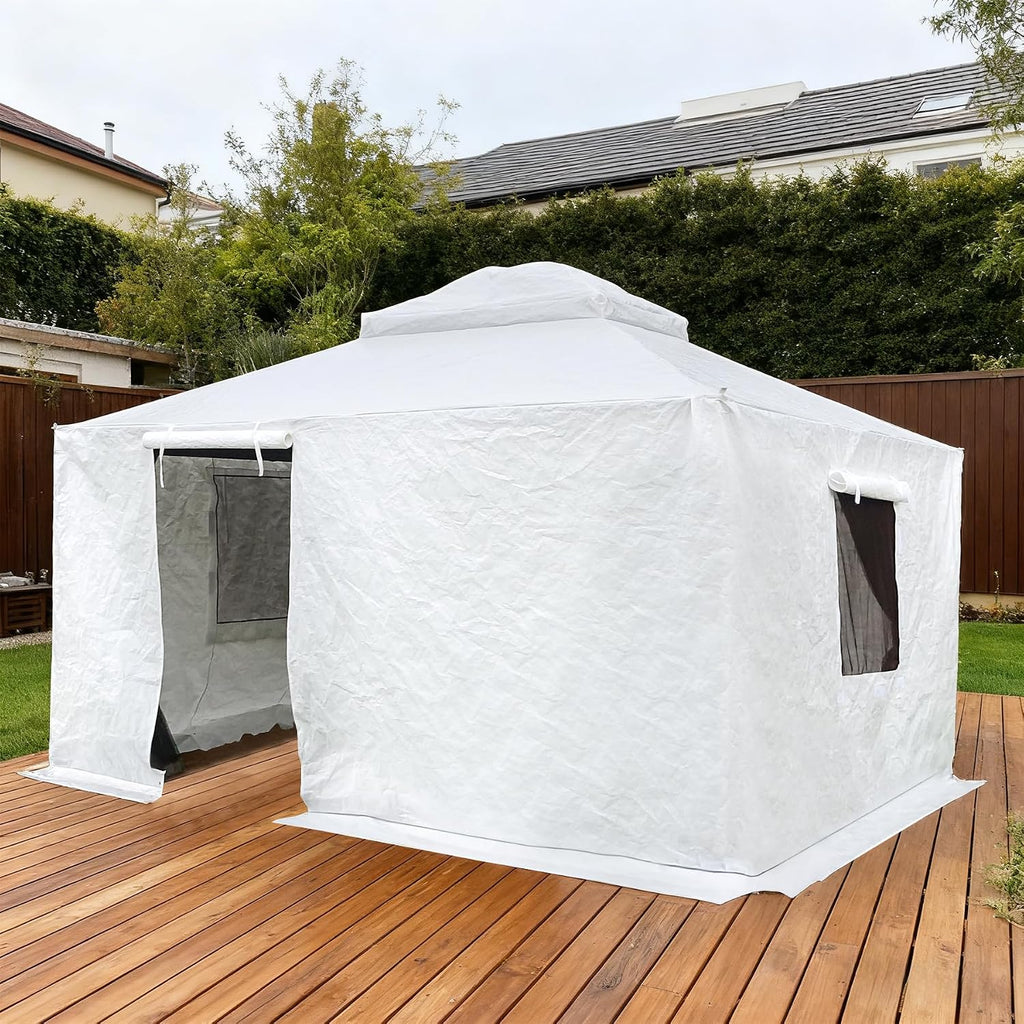 domi 12'x14' outdoor gazebo cover for winter, main product view