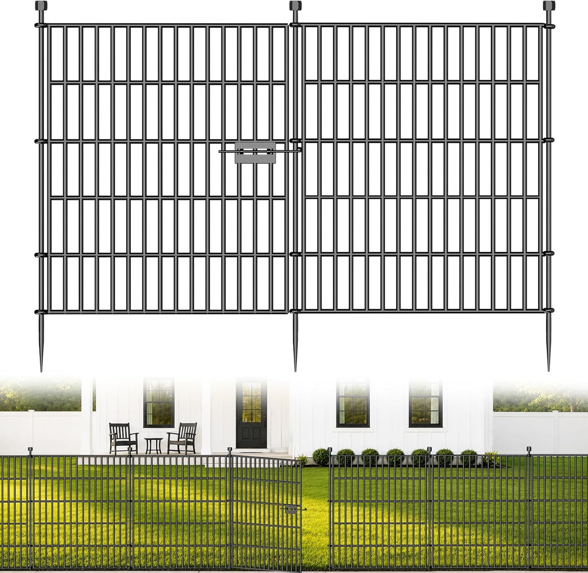 no dig garden fence outdoor for yard, 32in, main product view