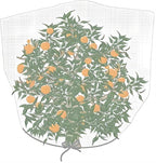 agfabric bird netting 120" hx120 w garden netting, main product view