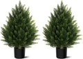 vitalismo 2ft uv-resistant artificial cedar trees for front, main product view
