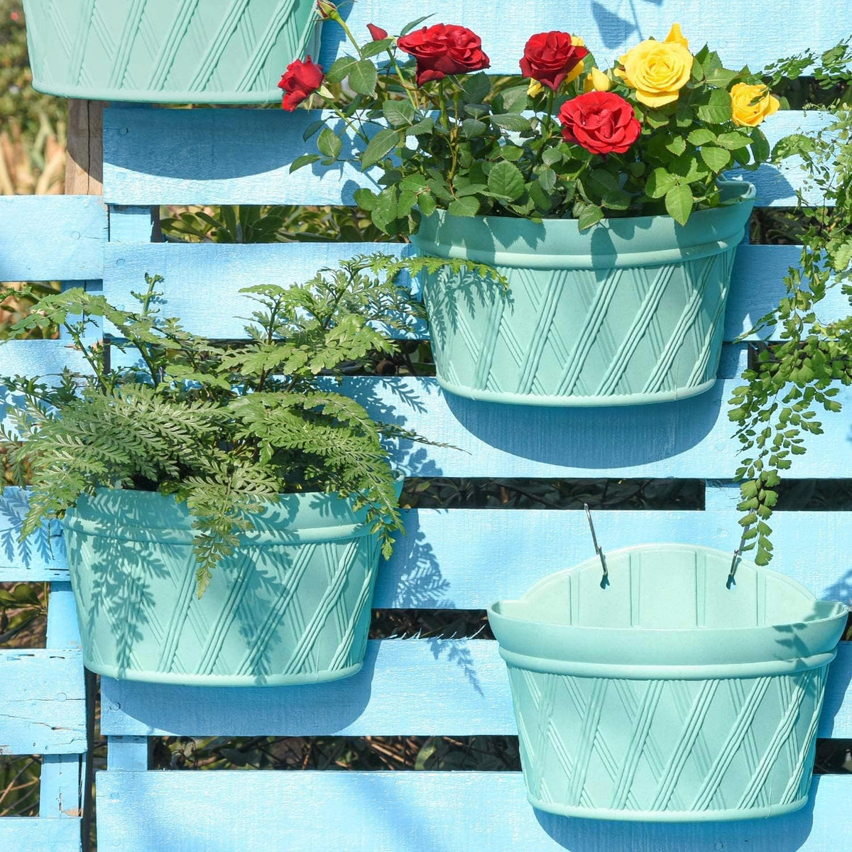 sungmor wall hanging planters,11.5 inch hanging flower pots, main product view