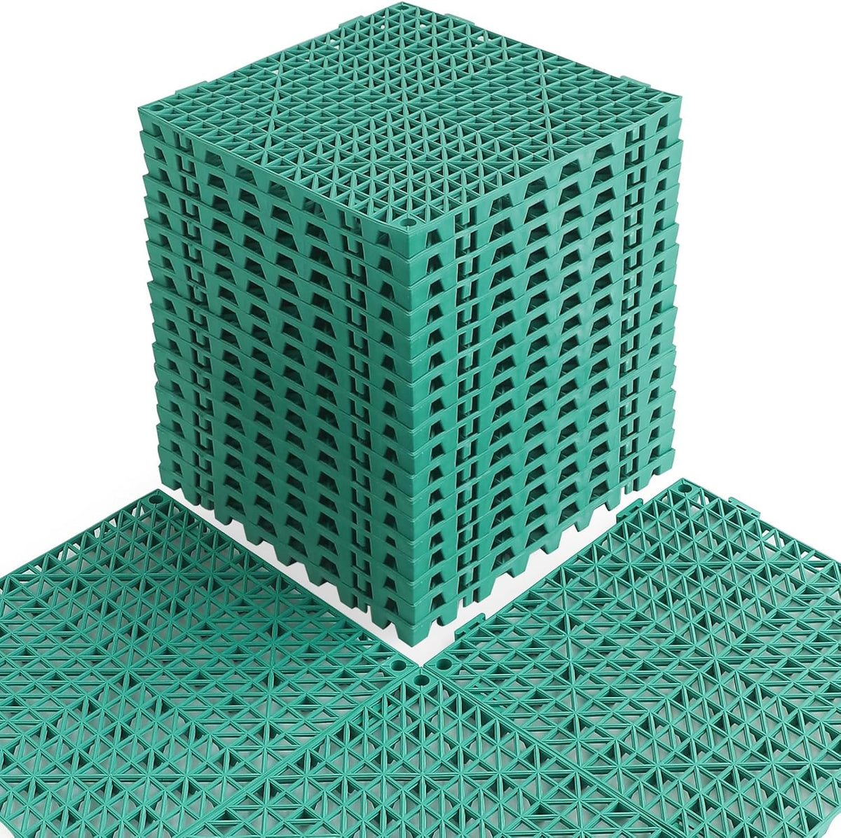 maxwave 18 pack 12" x 12" modular interlocking shown in use