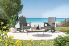 Suncast Outdoor Patio Rocking Chair, Under Seat Storage, Dove Gray