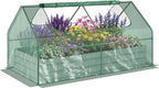 outsunny 6 x 3 x 1ft metal planter, main product view