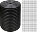 Black Hardware Cloth 4'' x 10' PVC Steel Vinyl Coated 1/4inch Galvanized Wire Mesh Roll (23GA) Chicken Wire Fence Roll, for coop Fences,Screen mesh, Rabbit/Snake Fences, Poultry enclosures, etc.