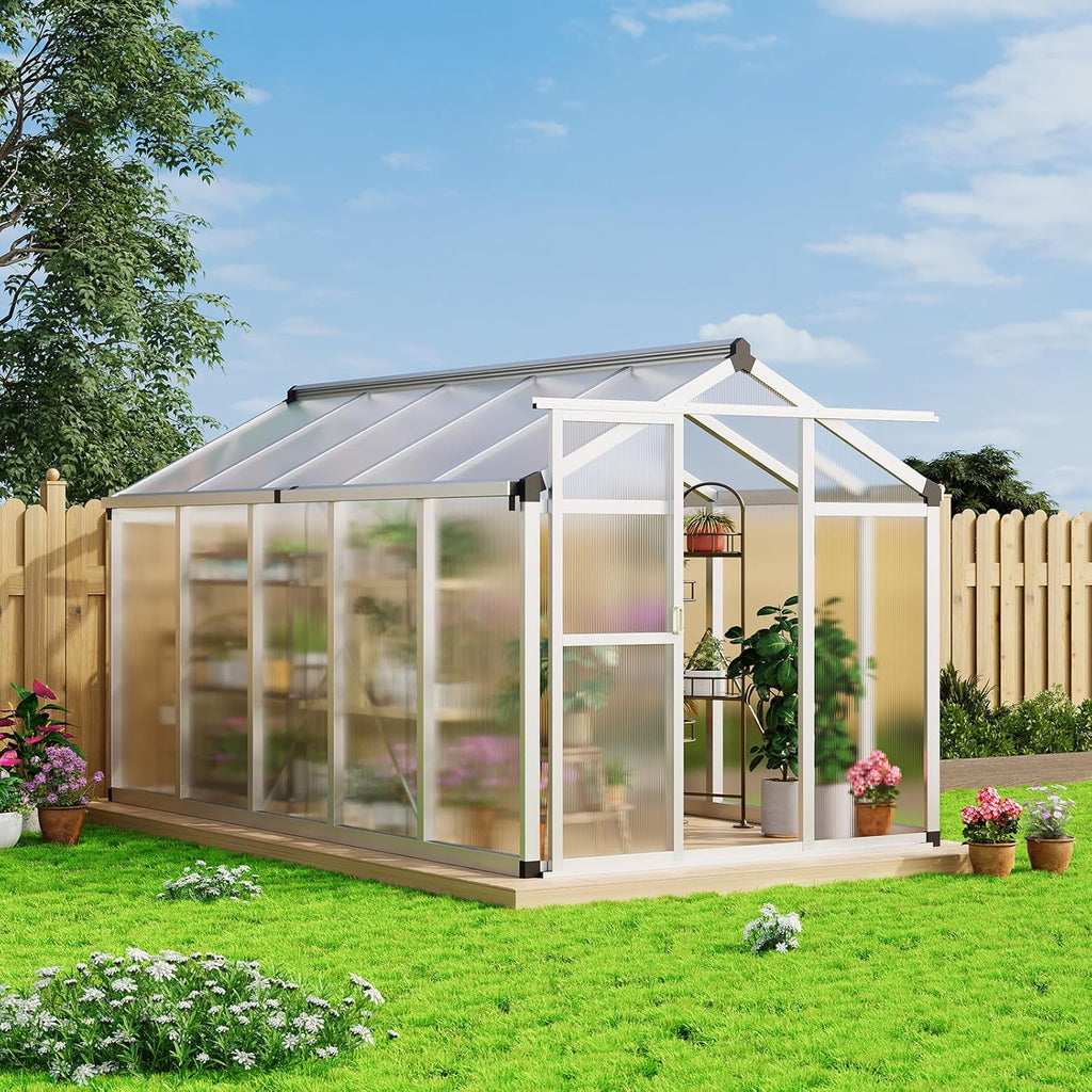 garvee 6x10 ft greenhouse - large aluminum greenhouses, main product view