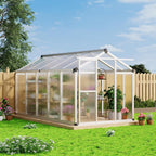 garvee 6x10 ft greenhouse - large aluminum greenhouses, main product view