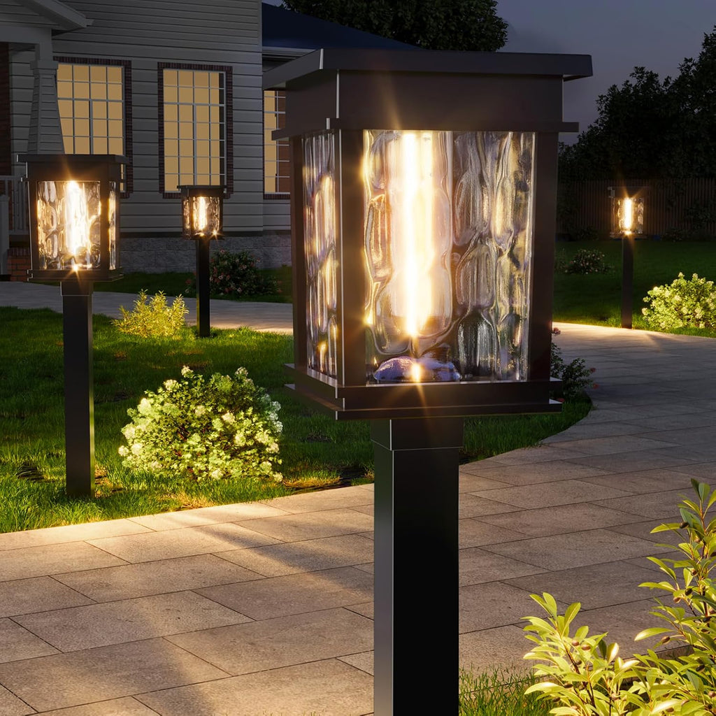 XMCOSY+ Solar Pathway Lights Outdoor, 6 Pack Solar Powered Garden Lights | 50 Lumens Adjustable Brightness, 2700K/4500K Color Dual-Temperatures, Auto On/Off IP65 for Lawn Walkway Landscape Lighting