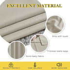NICETOWN Blackout Natural Curtain for Living Room - Grommet Thermal Insulated Solid Room Darkening Thermal Curtain Drape Sound Reducing for Bedroom/Living Room (1 Panel, W66 x L84)
