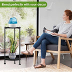 2-Pack Plant Stand Indoor Outdoor, 30'' Tall Plant Stands for Indoor Plants, Heavy Duty Indoor Plant Shelf, 2 Tier Display Rack for Living Room, Balcony, Deck, Black