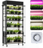 pyy indoor greenhouse with grow light - 6, main product view
