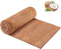 Remiawy Coco Liner Roll, 16 x 120 Inch Coconut Fiber Liners for Planters, Natural Coco Coir Mats Sheet for Flower Basket, Garden Decoration, Reptile Carpet, Animal Pet Pad, Window Box, DIY Moss Pole