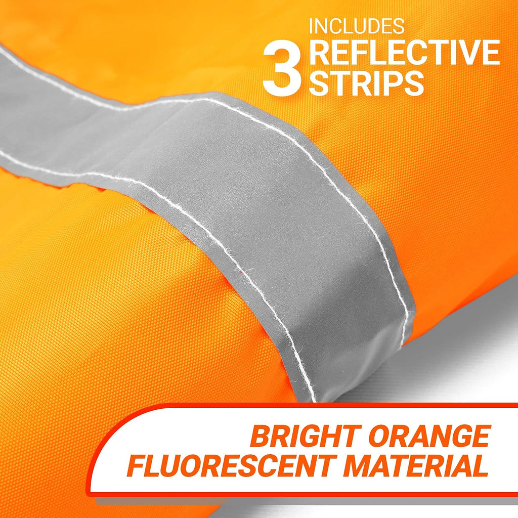 G128 - Orange Windsock Heavy Duty Printed 210D Wind Direction Measurement (Orange 40" 1PK)