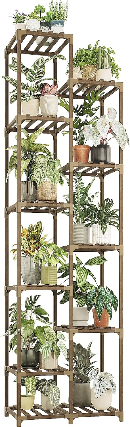 bamworld plant stand indoor outdoor 11 tier tall, main product view
